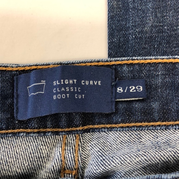 Levi Blue Jeans Slight Curve Classic Bootcut size 8 / 29 - Picture 5 of 6